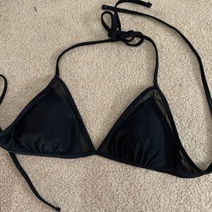 Garage mesh outline bathing suit top